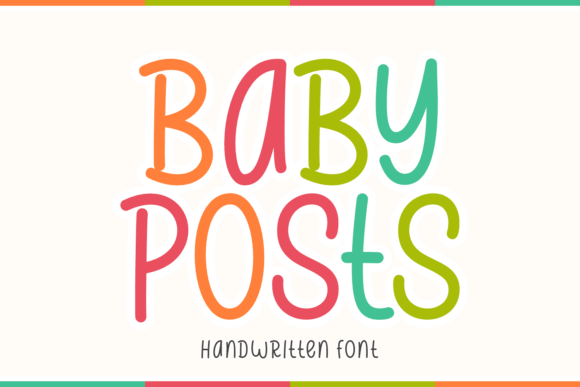 Baby Posts: The Handwritten Font for Charming Creations
