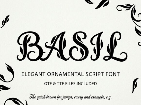 Basil: The Avant-Garde Font for Bold, Unforgettable Branding