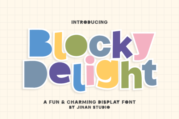 Blocky Delight: A Font That Brings Instant Joy to Your Projects