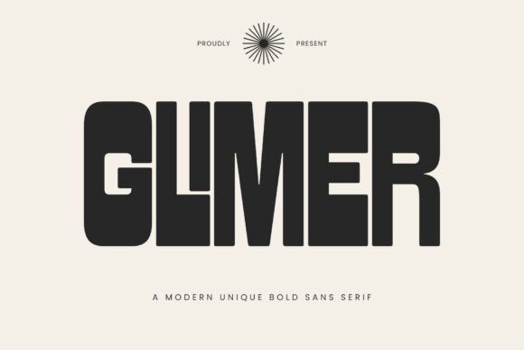 Glimer: The Bold Sans Serif for Confident Design