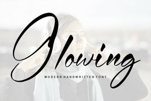 Glowing: A Script Font for Modern, Graceful Branding
