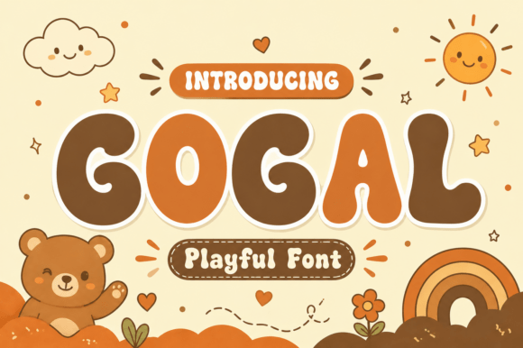 Gogal: A Typeface That Bubbles with Retro Fun and Modern Versatility