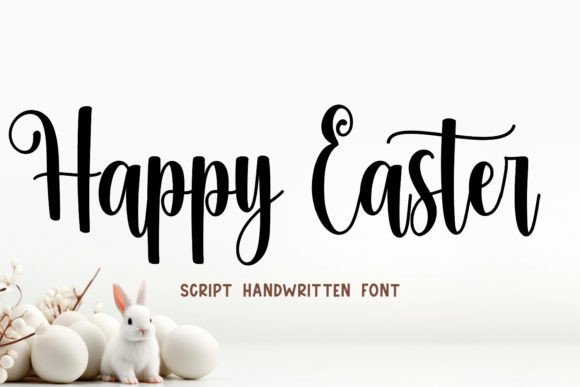 Happy Easter Font: A Whimsical Script for Festive Designs
