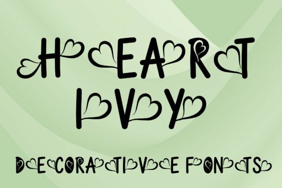 Heart Ivy: A Font That Weaves Romance Into Every Letter