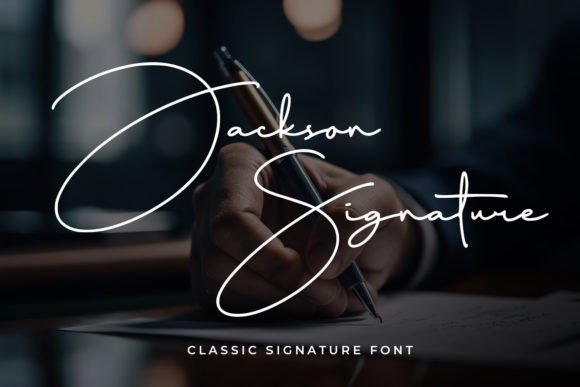 Jackson Signature: The Monoline Font for Authentic Branding