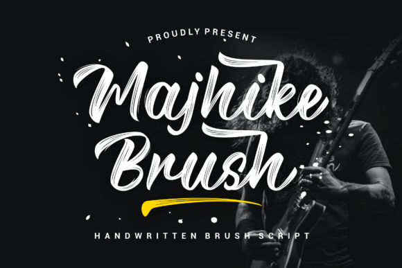 Majhike Brush: A Handwritten Font for Authentic Branding