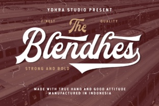 The Blendhes: A Vintage Script Font for Modern Makers