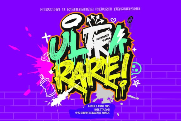 Unleash the Chaos: The Raw Power of the Ultra Rare Distressed Font
