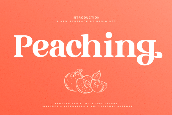 Why Peaching is the Serif Font Your Brand Has Been Missing