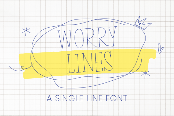 Worry Line: The Minimal Serif Font for Modern Design